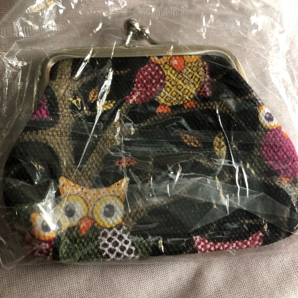 Colorful owl coin change purse - Picture 2 of 2